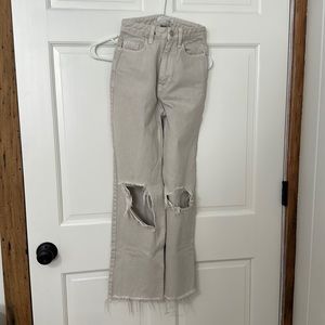 PacSun 90’s Boyfriend tan jeans. Size 22-teen
